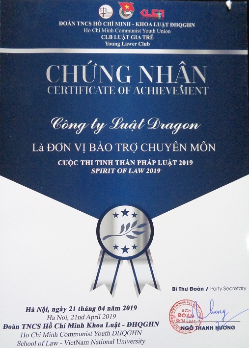 Luật sư Nguyễn Minh Long bảo trợ chuyên môn cho clb luật gia trẻ 1